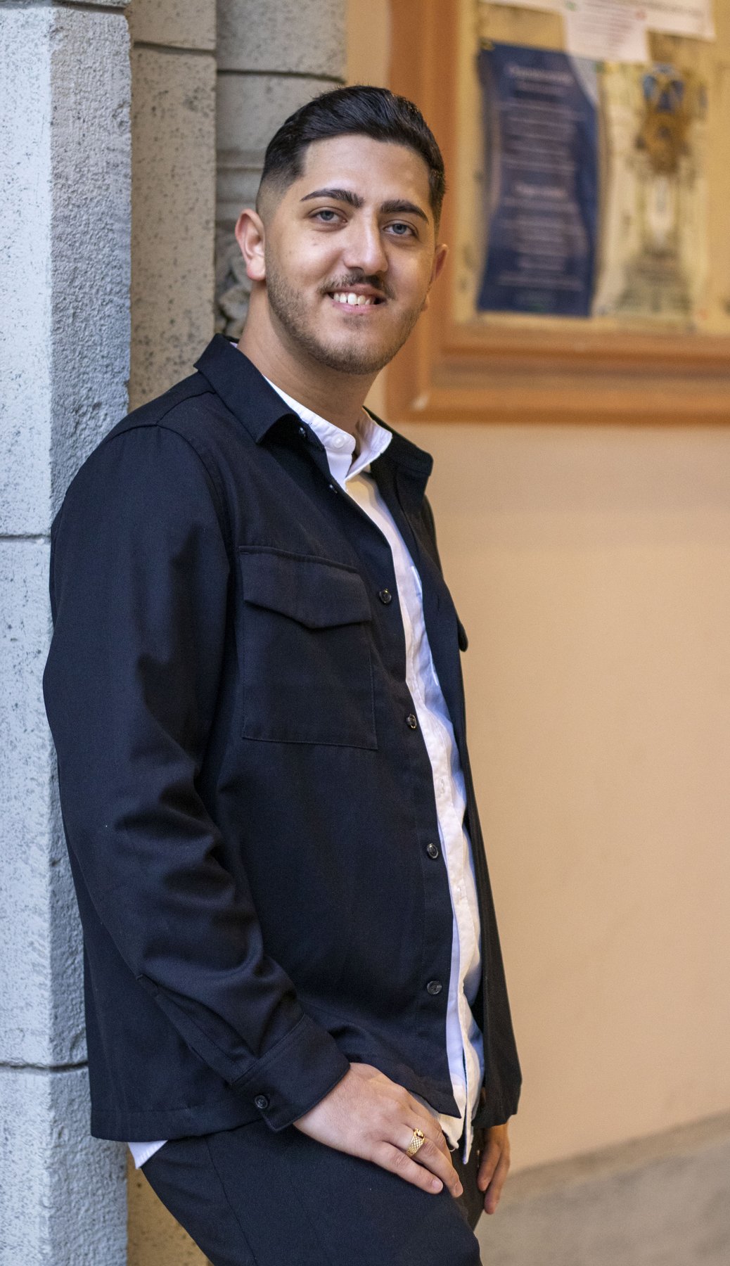 Vőlegény jelölt portré
